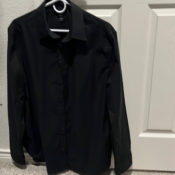 Express 1MX Slim Fit Button Down Long Sleeve